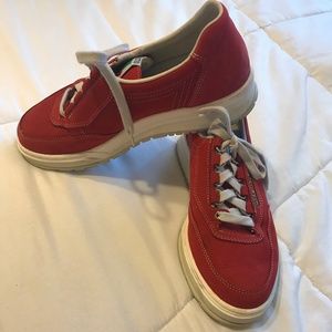 Red Mephisto Sneakers